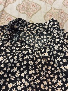 Chic Floral Print Long Sleeve Blouse
