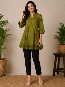 Stylish Olive Green top