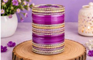 💜 Beautiful Purple Bangles Set 💜