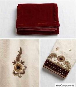 Men's Ethnic Embroidered Sherwani Set of 4