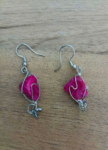 PINK STONE JEWELLERY SET