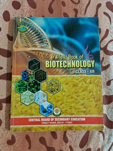 Textbook of Biotechnology - Class XII