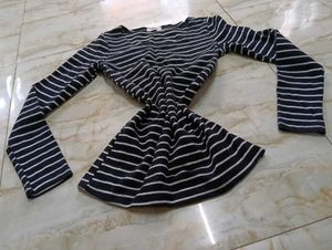 Striped Long Sleeve Top