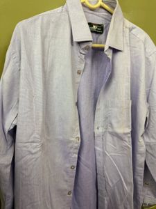 Men's Purple Button-Up Shirt