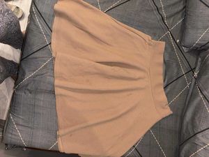 Tan Skater Skirt