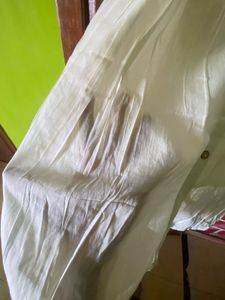 Cream Embroidered Kurta/dress