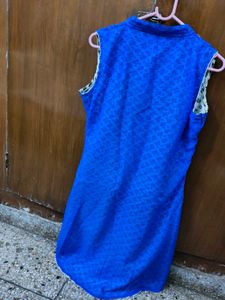 Vibrant Blue Ethnic Kurta Set