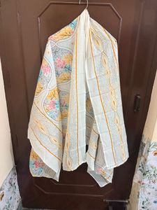 Multicoloured Floral Cotton Suit Set