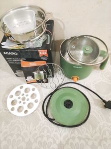 AGARO Regency Multi-Cook Kettle with Steamer – 1.2