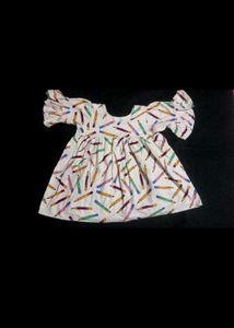 Charming Pencil Print Mini Top