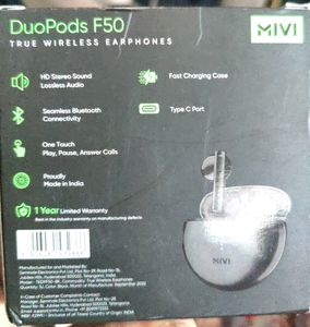 MiVi DUOPODS F50. True Wireless Earphones.
