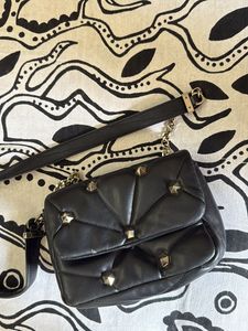 Zara Black Quilted Bag