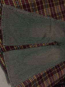 Striped Wide Leg Jeans