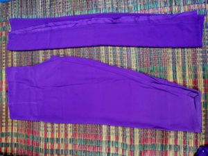 Embroidered Purple Kurta Set