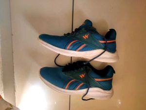 Blue Athletic Running Shoes