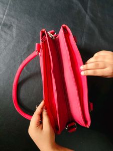 Chic Red Handbag