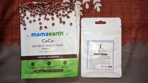 Set Of 4 Mamaearth Bamboo Sheet Mask Set
