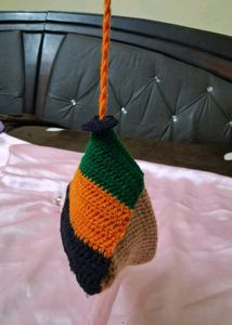 Crochet small hand bag