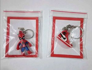 Spiderman & Sneaker Keychains