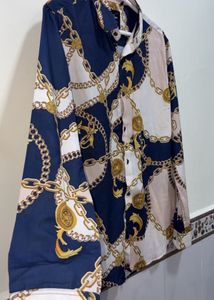 Satin Baroque print Shirt