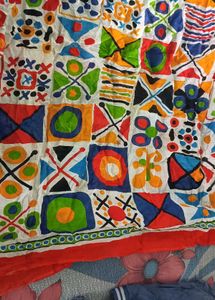 Multicolour dupatta for women