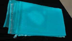 Stunning Blue Embellished Saree