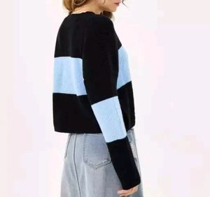 Color Block Long Sleeve Top