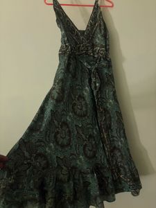 Boho Paisley Print Maxi Dress