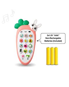 Cute Carrot Baby Toy Phone