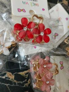 flower hair pin