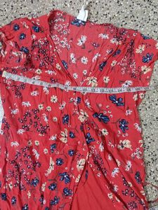 Floral Wrap Dress