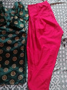 Art Silk Suit with dupatta