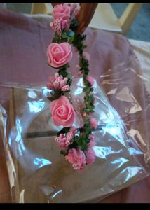 Pink Rose Flower Crown