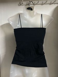 Sleek Black Spaghetti Strap Top