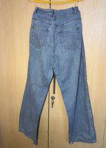 Light Wash Wide Leg Jeans