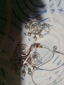 Unique Red Gem Spider Necklace &amp; Earring Set