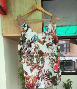 Vibrant Floral Print Sleeveless Dress
