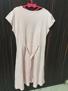 Cute Pink Pinafore Dress
