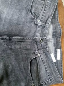 Gray Wash Bootcut Jeans