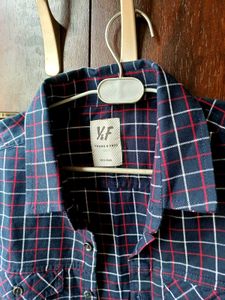 Boy's Checkered Long Sleeve Shirt