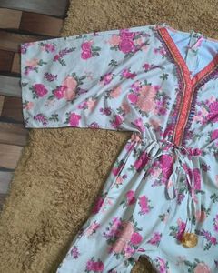 Floral Print Jumpsuit.