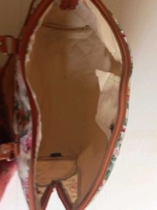 Floral Print Tote Bag