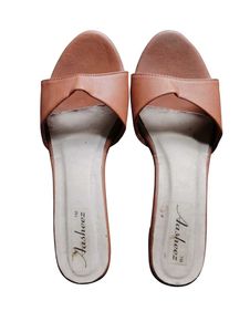 Stylish Brown Slip-On Sandals
