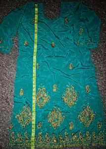 Teal Embroidered Blouse