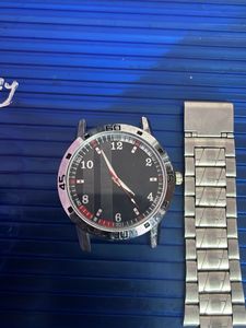 Men's Stainless Steel Watch with 2 strap