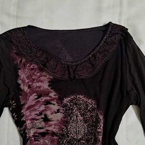 Y2k Vintage 2000s Hollywood Style Printed Top