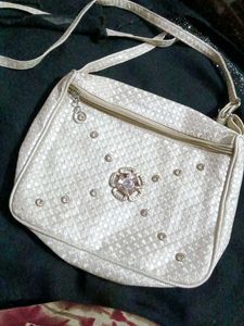 Off-white Sling Bag