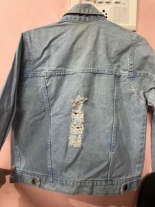 Distressed Denim Jacket