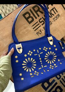Vibrant Blue Shoulder Bag