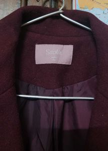 Burgundy Trench Coat